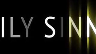 FAMILY SINNERS - Tempting Brunette MILF Can’t Resist Her Stepson’s Mouth On Her Trimmed Pussy