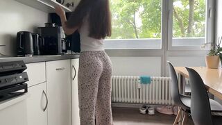 Roommate Fucks Me Hard in the Kitchen!