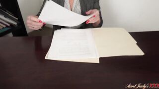 Aunt Judy's XXX - Naughty Mature Teacher Payton Hall has a Special Lesson for her Student