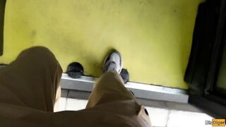 Caught Bus Conductor Cheating Passengers and Fucked Him Cum in Pussy