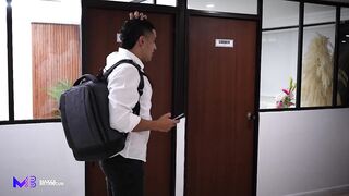 A hot and rough fuck with my busty boss so she doesn't fire me - Max Betancur & Monique Fuentes